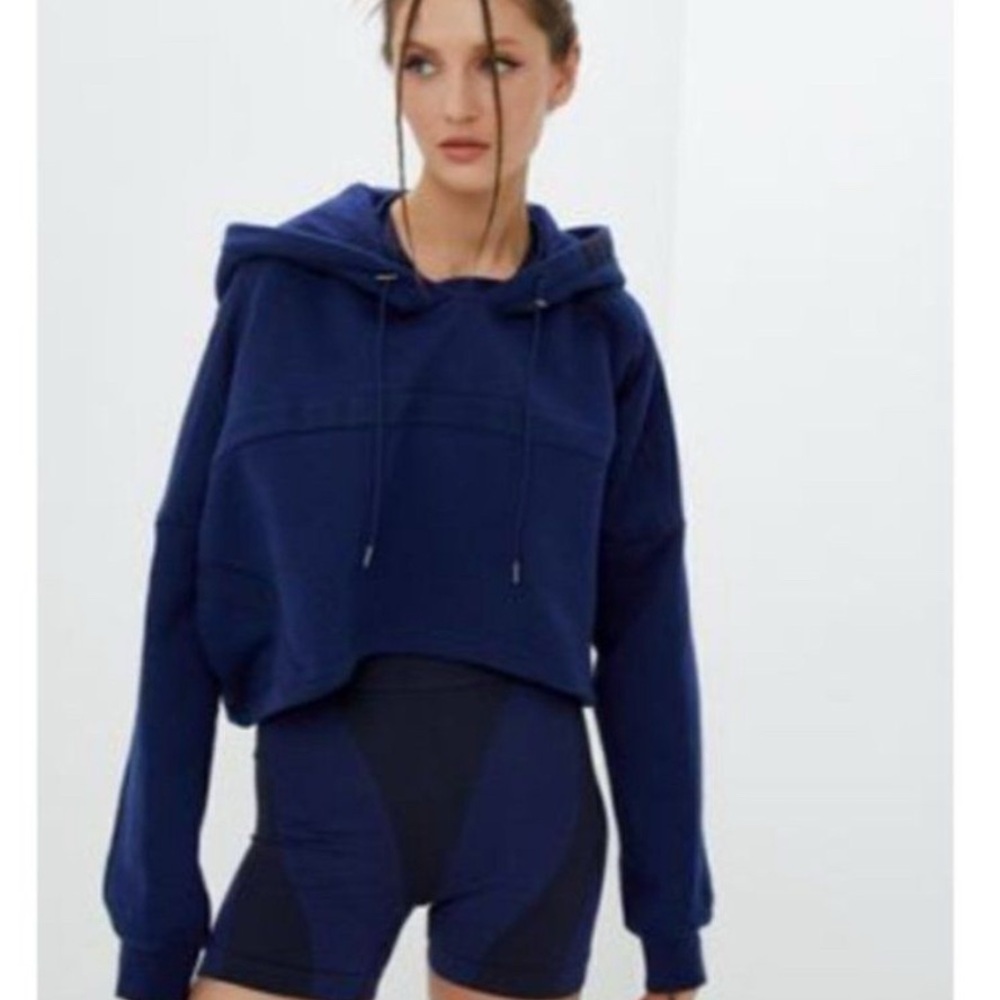 NWT iIVY PARK x adidas Hooded Cropped Shrug- size XS